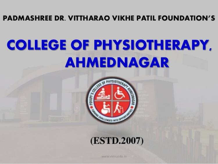 Vithalrao Vikhe Patil  college of Physiotherapy  Ahmednagar: Admission-Fees Structure-Cutoff. Call us @ 9326025948